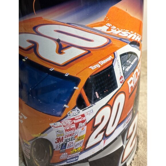 Tony Stewart Metal Waste Bin NASCAR 2000 19” Tall 10” Diameter - Picture 11 of 11